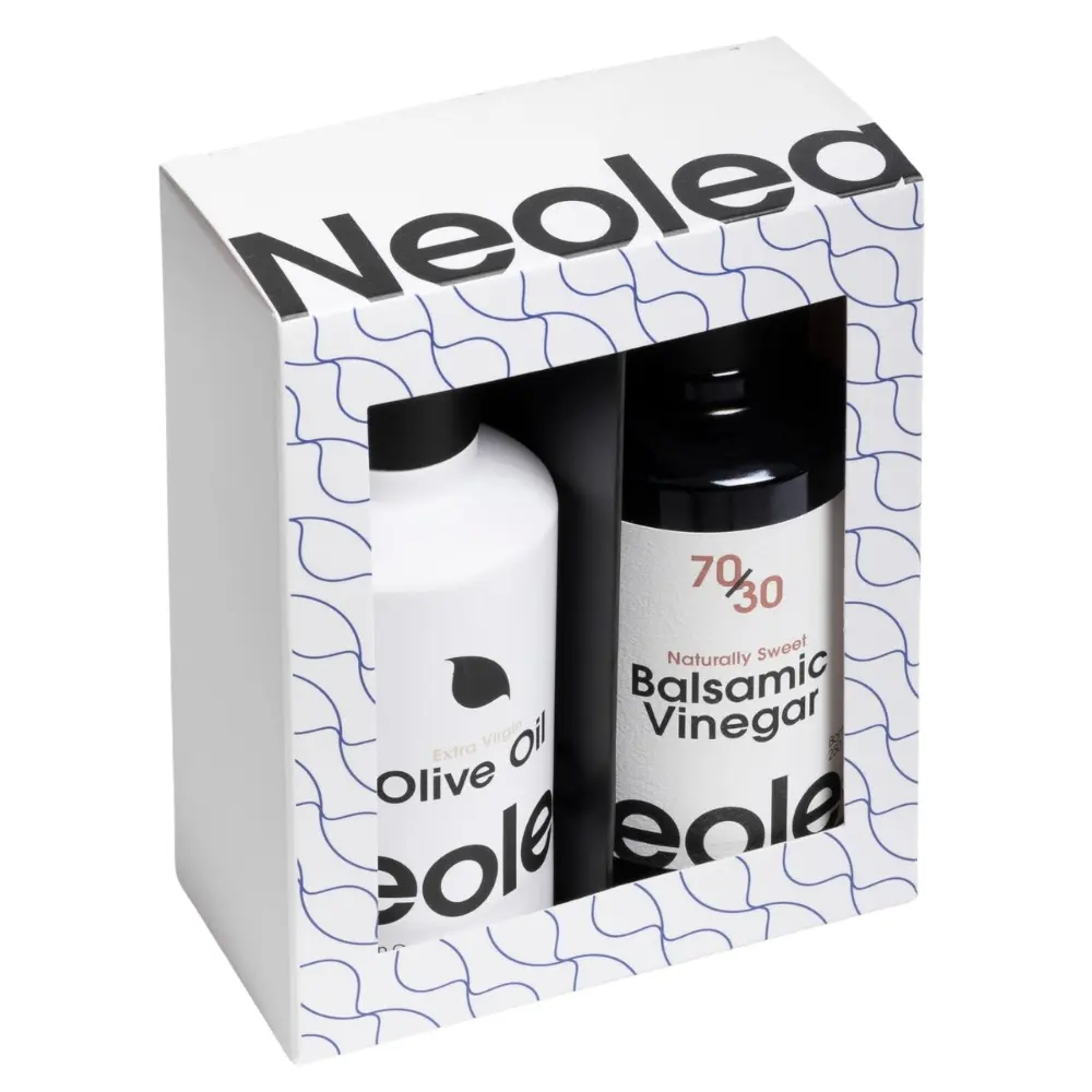 Neolea: Extra Virgin Olive Oil + Balsamic Vinegar (Giftset) from