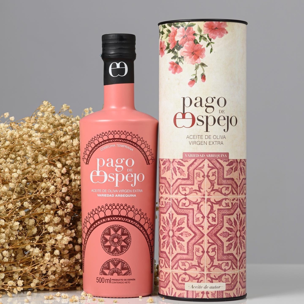 Pago de Espejo Arbequina Olive Oil (+Bottle Case) from Spain (500 ml) (1)