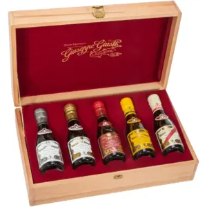 Giuseppe Giusti Historical Collection of 5 Italian Balsamic Vinegars from Modena