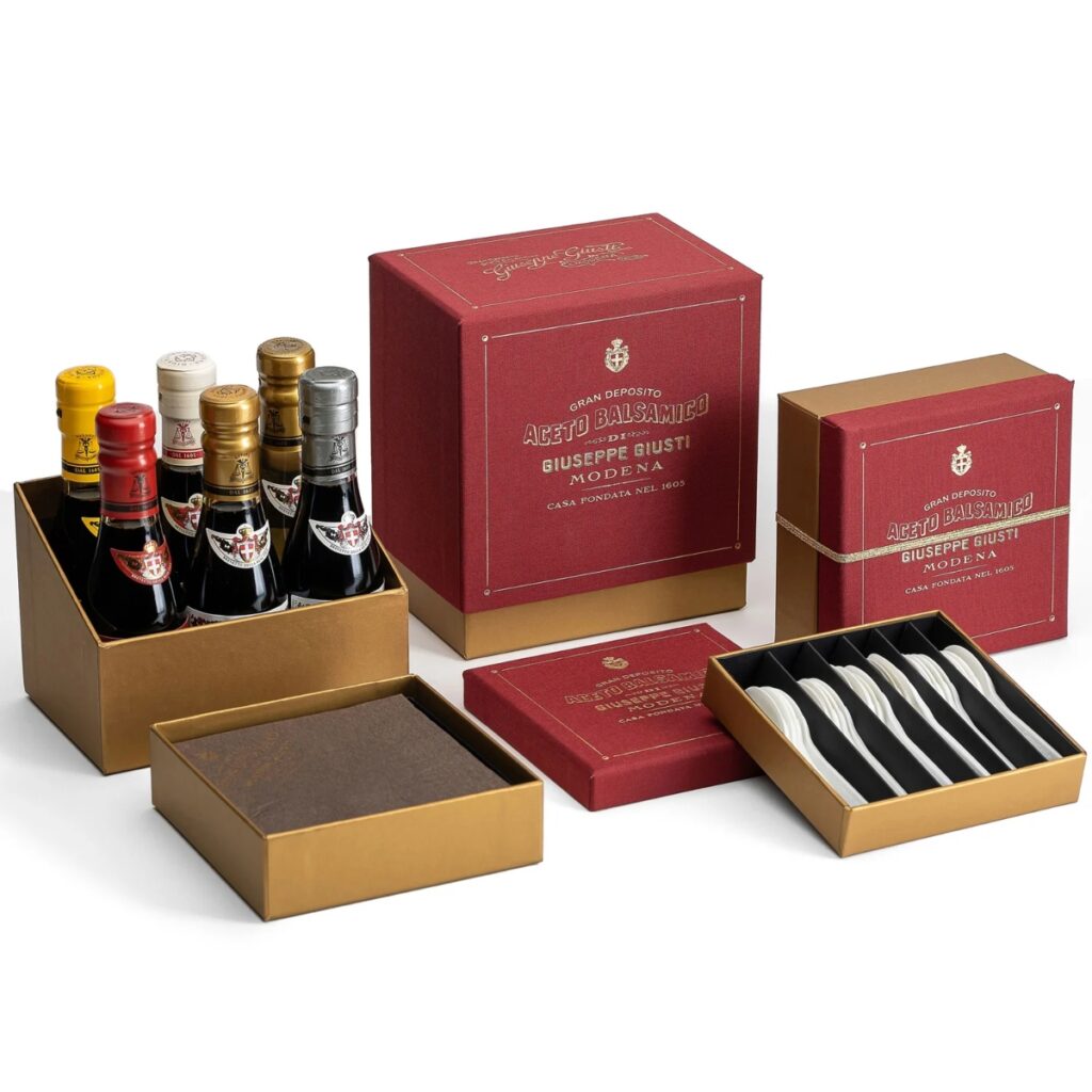 Giuseppe Giusti Luxury Tasting Kit 6 Bottles and Gift Box from Italy-100 ml each one