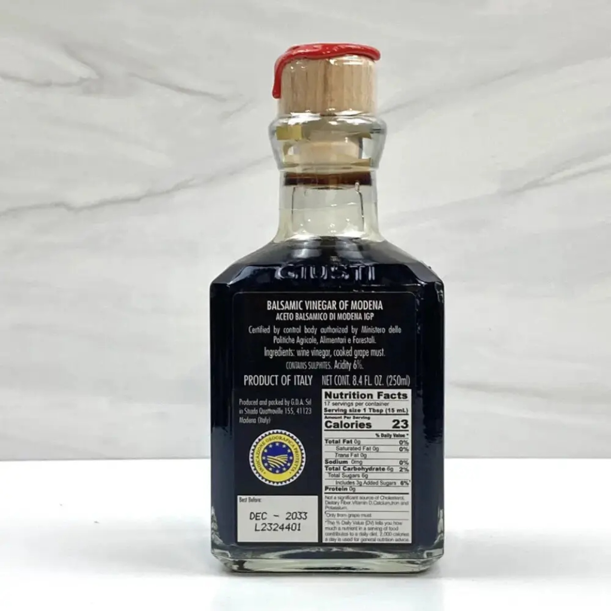 Giuseppe Giusti Silver Aceto Balsamico di Modena from Italy-250 ml (1)