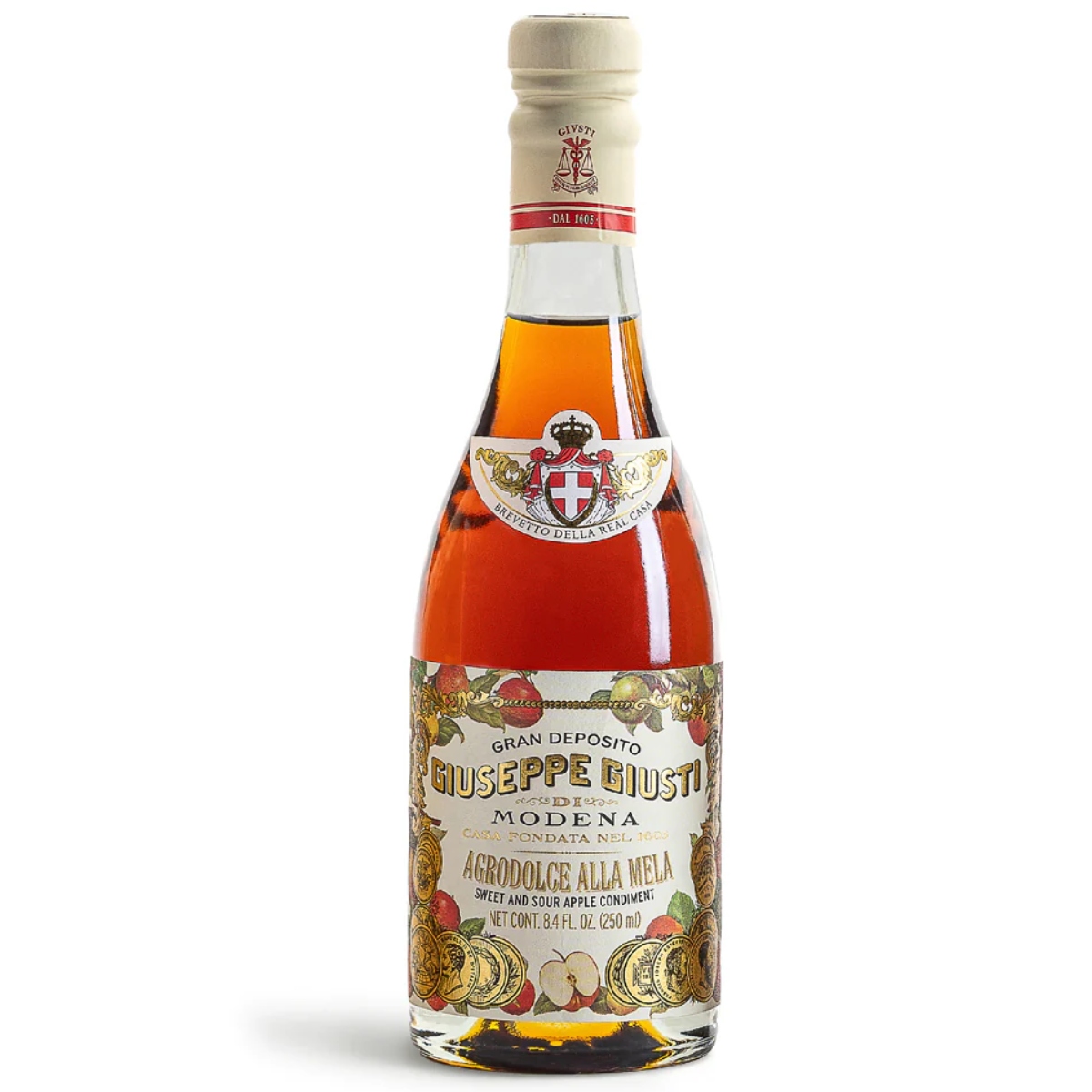 Giuseppe Giusti Apple Vinegar Sweet and Sour from Italy-250 ml