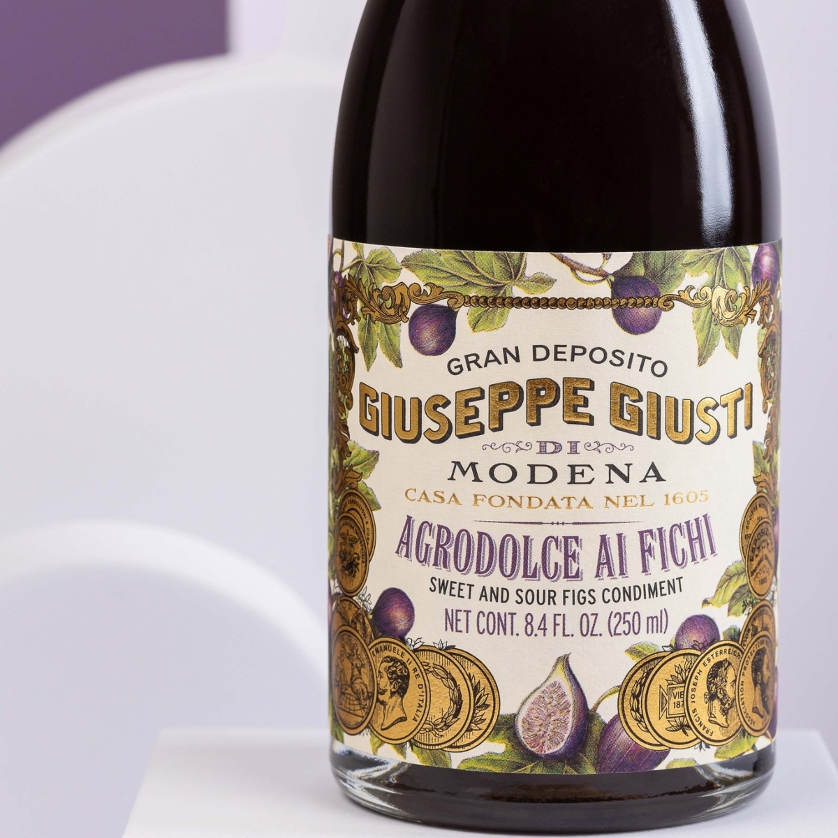 Giuseppe Giusti_ Sweet and Sour Condiment Figs from Italy-250 ml (1)