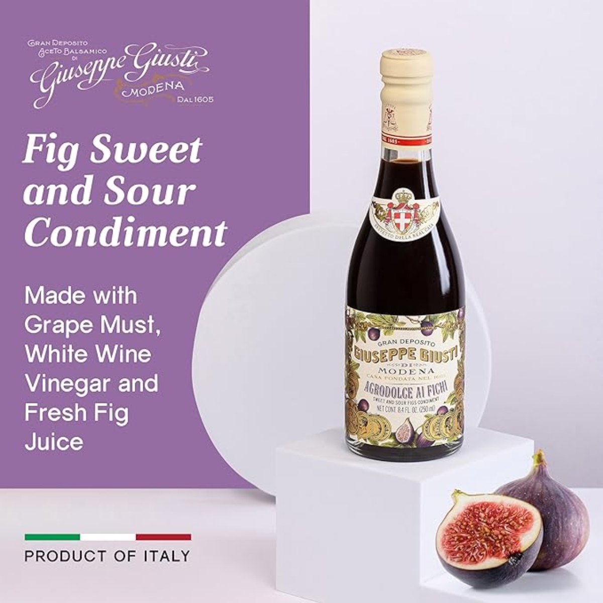 Giuseppe Giusti_ Sweet and Sour Condiment Figs from Italy-250 ml (2)