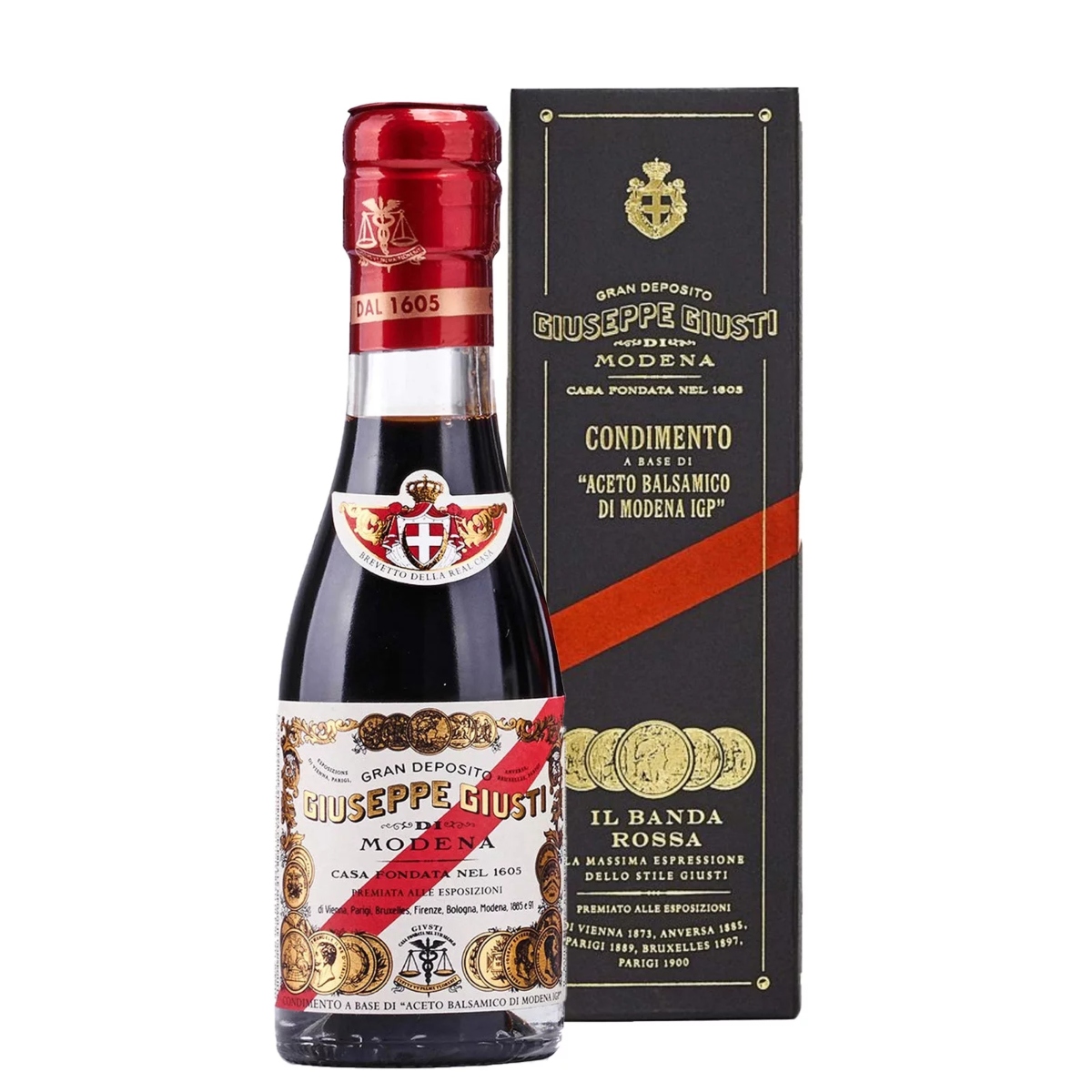Giuseppe Giusti: Balsamic PGI 5 Gold Medals Banda Rossa (100 ml)
