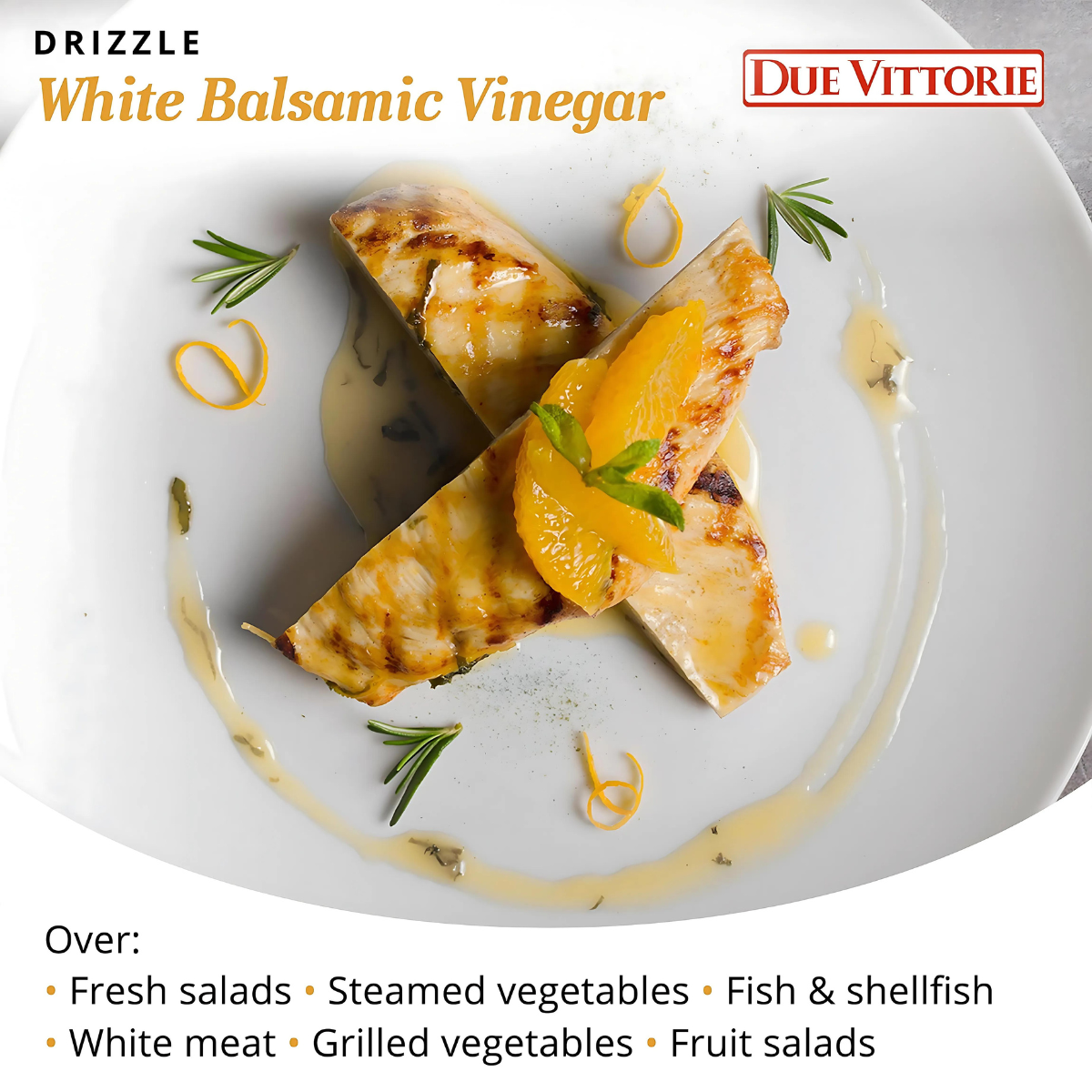 Due Vittorie Dolceto White Balsamic Vinegar 250 ml Due Vittorie Dolceto White Balsamic Vinegar 250 ml