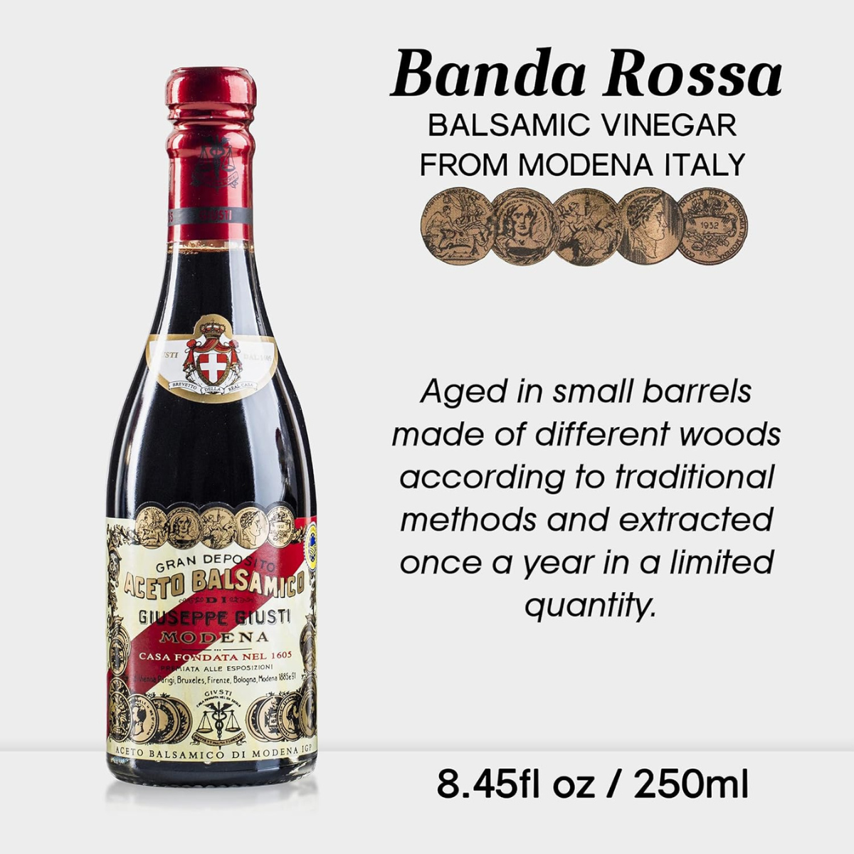 Giuseppe Giusti Il Banda Rossa PGI 5 Gold Medals 250 ml Giuseppe Giusti Il Banda Rossa PGI 5 Gold Medals 250 ml