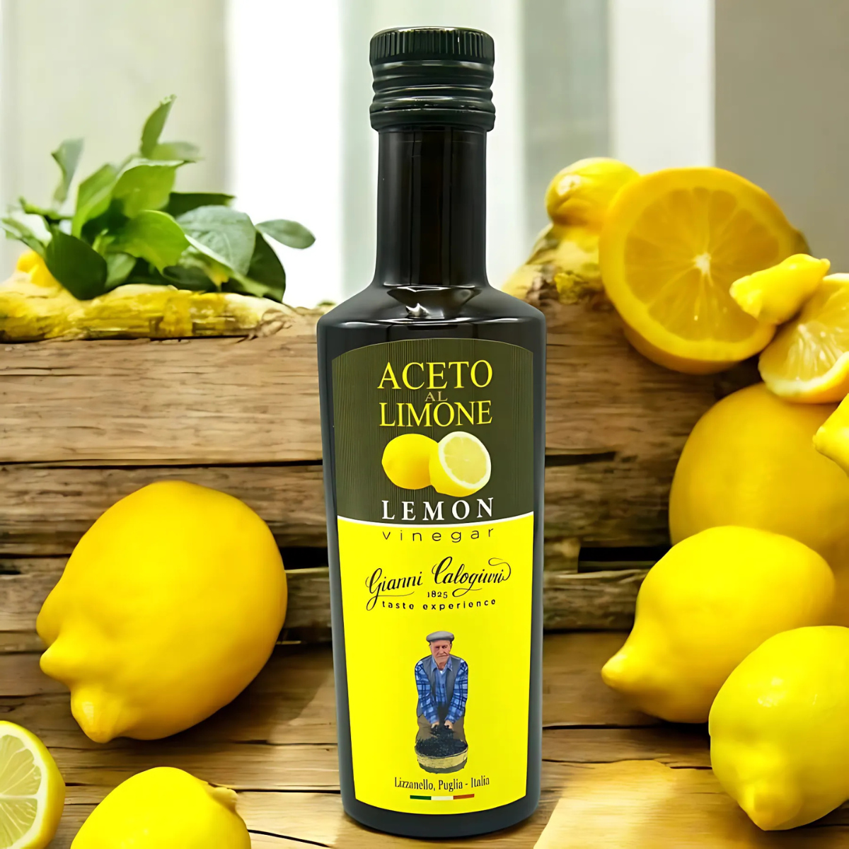 Gianni Calogiuri: Lemon Vinegar from Italy 250 ml Gianni Calogiuri: Lemon Vinegar from Italy 250 ml