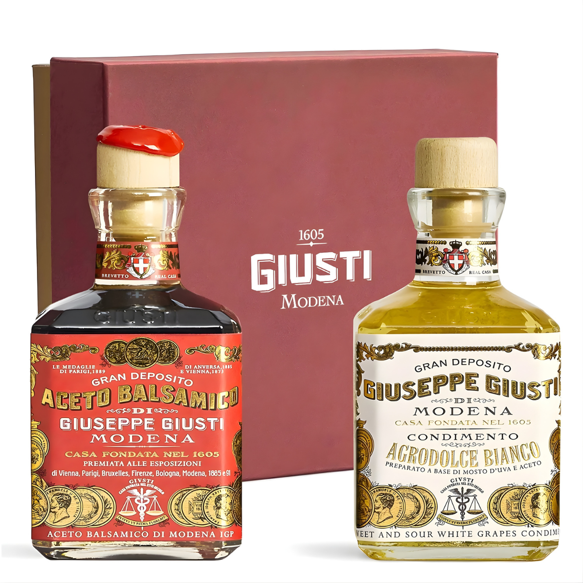Giuseppe Giusti: Balsamic - White Duo Gift Set (250 ml each)
