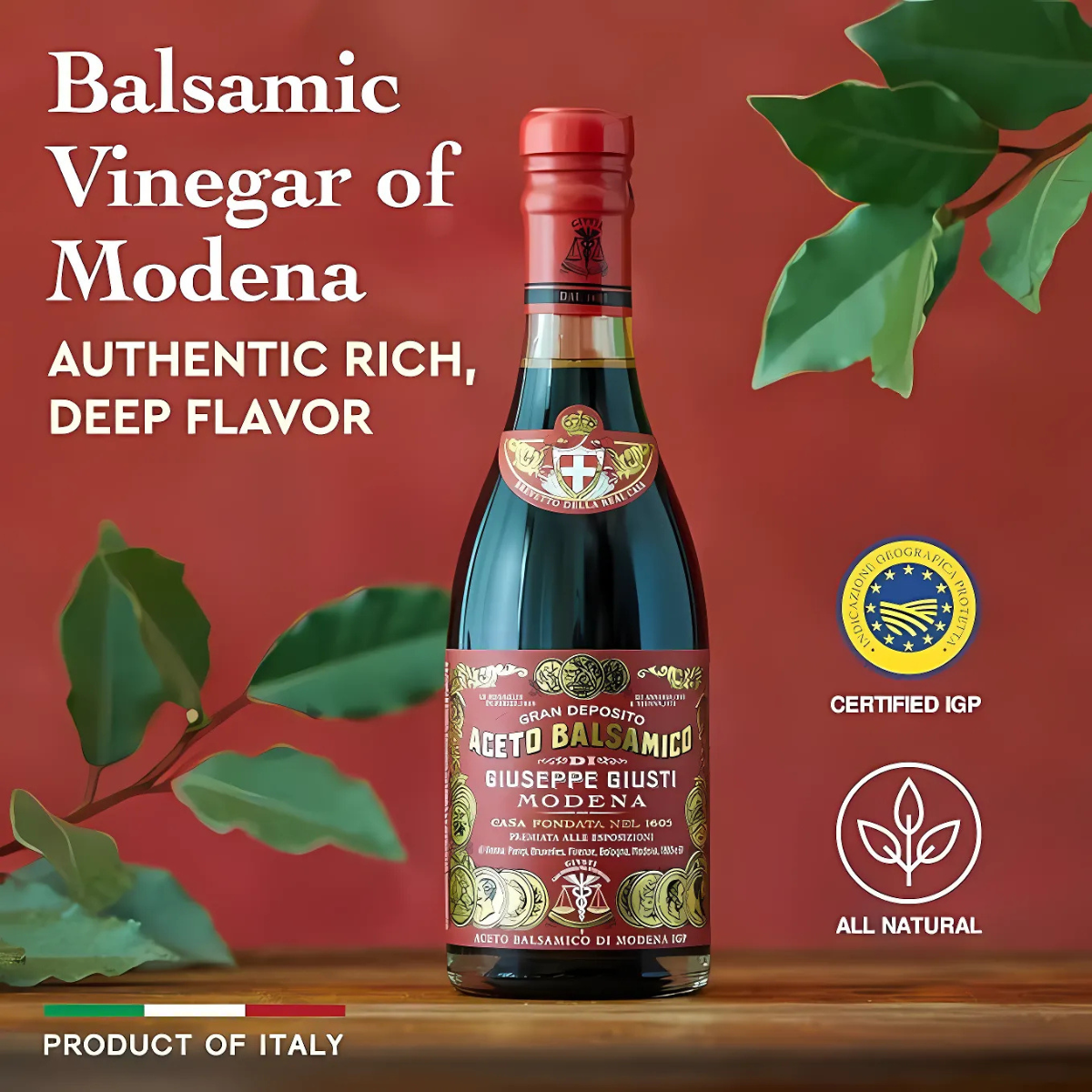 Giuseppe Giusti Aceto Balsamico di Modena 3 Medals 100 ml Giuseppe Giusti Aceto Balsamico di Modena 3 Medals 100 ml