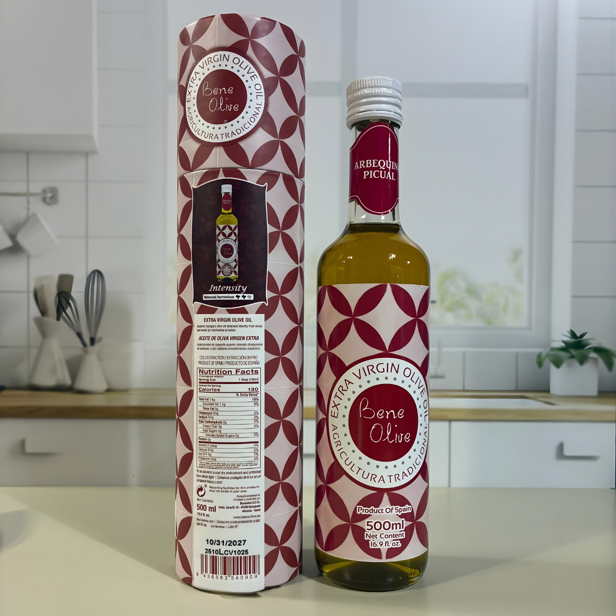 Beneoliva Extra Virgin Olive Oil 500 ml with Gift Case (500 ml) Beneoliva Extra Virgin Olive Oil 500 ml with Gift Case (500 ml)